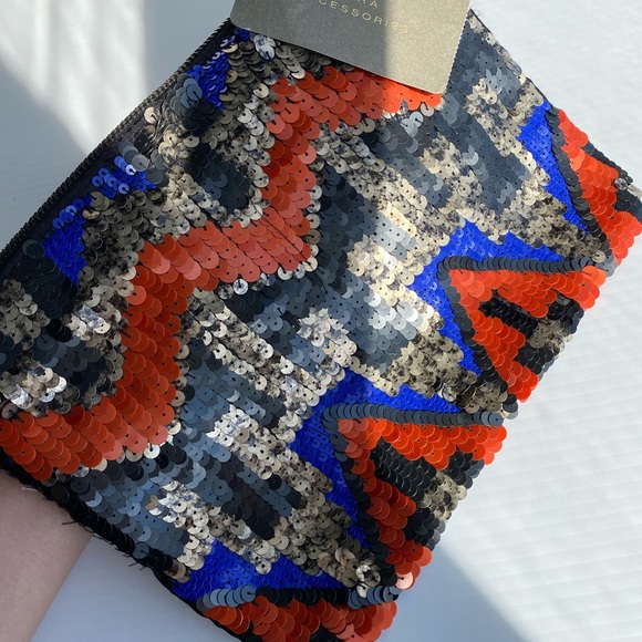 ZARA sequined pouch/purse - Picture 4 of 8